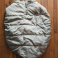 Fleece lined puffer pet jacket