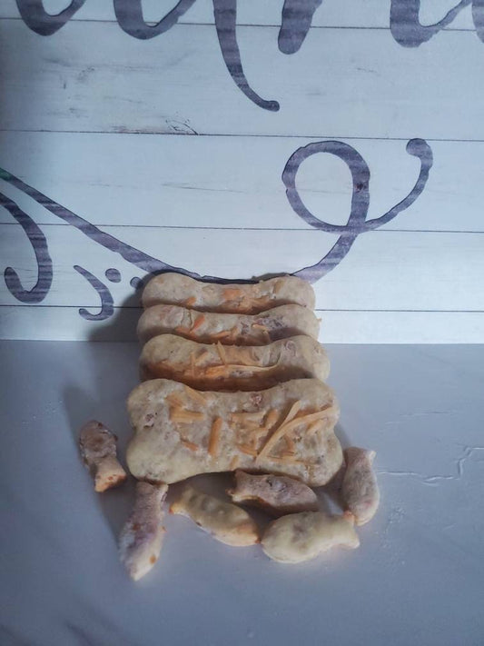 Chicken parmesan dog biscuits- Organic dog treats- Artisan dog treats- Gourmet dog treats